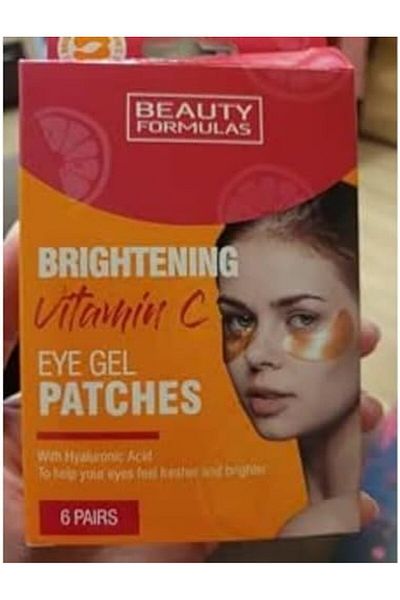 BEAUTY FORMULAS Brightening Vitamin C Eye Gel Patches