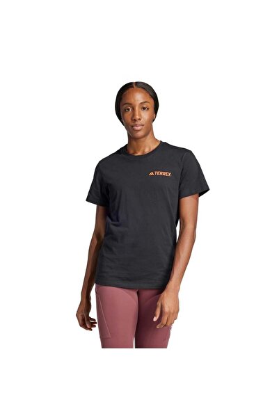 adidas Tx Mountain Tee Jj1610 Women's Black T-Shirt