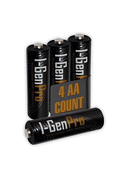 I Gen I-gen Pro P161 4 Adet Aa 2950 Mah Şarj Edilebilir Kalem Pil 1.2v Ni-mh ...
