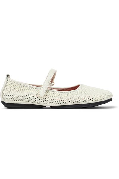 CAMPER Women's White Leather Ballerinas K 201402 -007