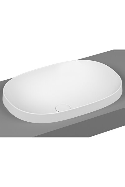 VitrA Frame 5652B401-0016 Tezgah Üstü Lavabo,Oval,Mat Beyaz