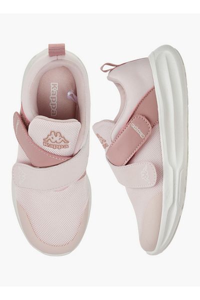 Kappa Girls' Logo Detail Sports Shoes with Hook and Loop Closure