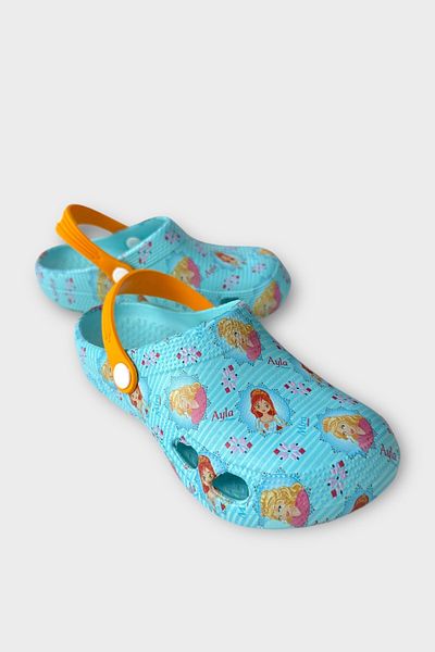 Liger Super Hero Kids Sandals Slippers - Turquoise