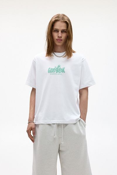Pull & Bear The Good Break graphic T-shirt