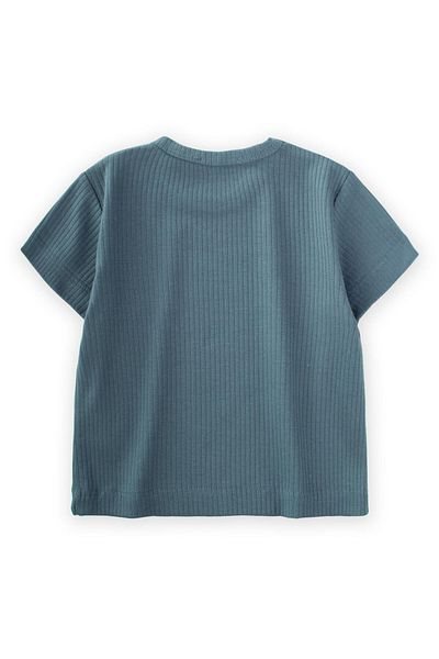 Cigit Πράσινο Basic Corded T-Shirt Ηλικιακή ομάδα 1-5