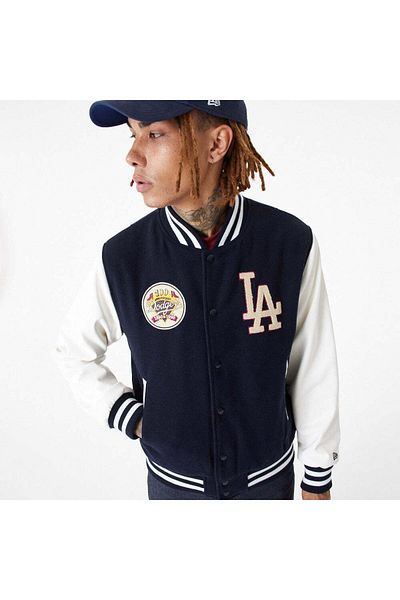 NEW ERA Jacheta NEW ERA MLB LARGE LOGO VARSITY LOSDODCO NVYOFW