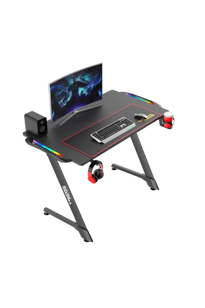 Twisted Minds Z Design Tm-z-1060-rgb Karbon Fiber Rgb Gaming (OYUNCU) Masası