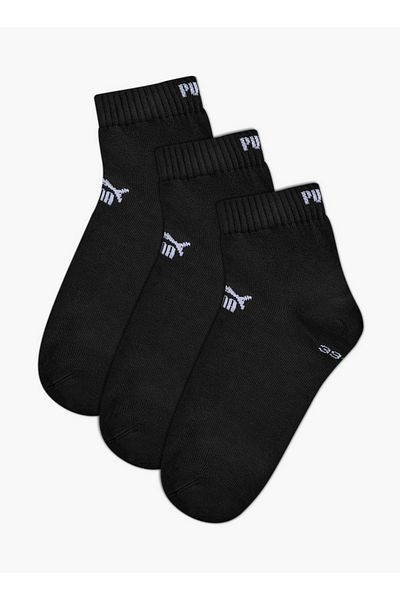 Puma Logo Print Ankle Length Socks - Set of 3