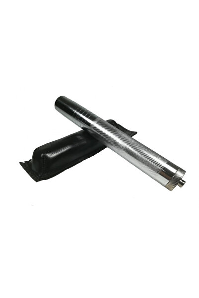 Depox Teleskopická ocelová hůl, stříbrná 64 cm, 4 díly