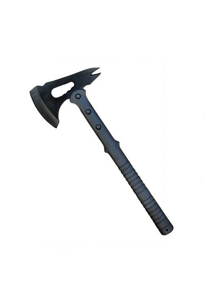Depox Topor tactic Double Axe, otel, 40 cm, carcasa inclusa