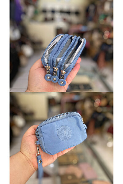 rinkadoll Γκρι χρώμα, ποιοτικό μαλακό πορτοφόλι για νομίσματα