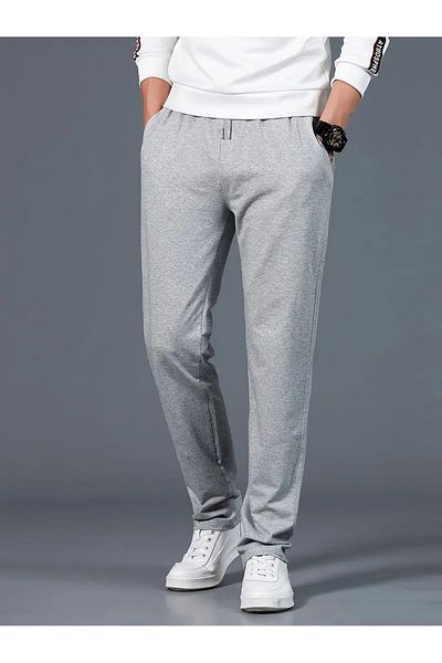 Tarz Cool Ανδρικά φαρδιά Palazzo Cozy Clothing Φούτερ Γκρι