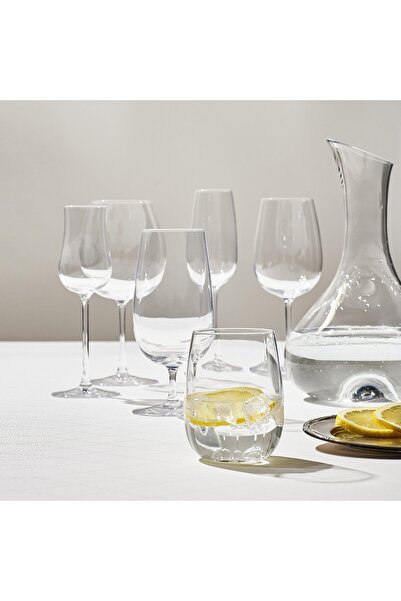 IKEA STORSINT Carafe 1.7L by IKEA Clear Mouth-Blown Glass | Handcrafted Elegance
