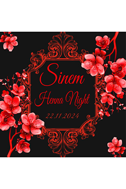 Baskı Madeni 300X300 CM TEK PARÇA KINA&DÜĞÜN&NİŞAN PİSTİ