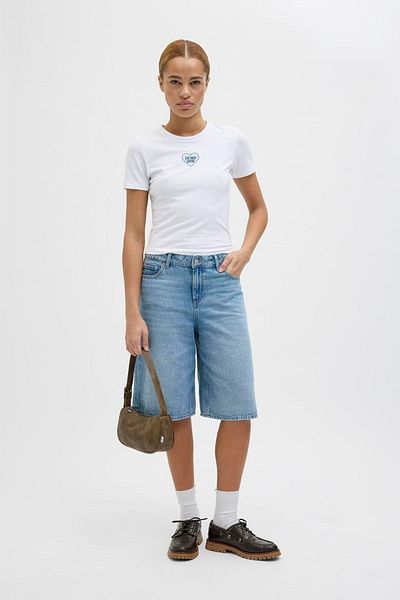 Jack & Jones Γυναικείο μπλουζάκι με στάμπα με λαιμόκοψη - Gigi