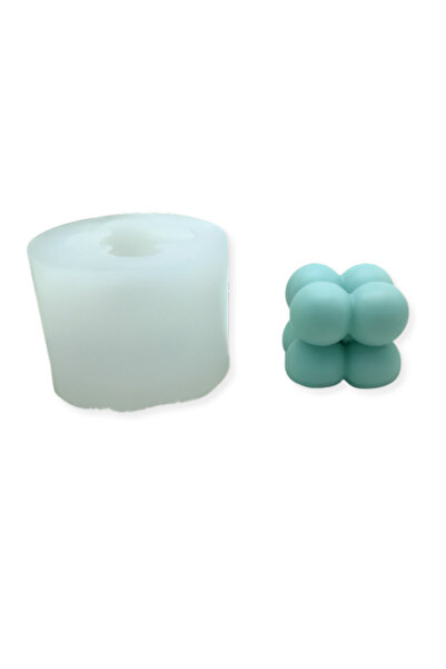 Alze Kimya Hobi Uzun Ömürlü Dolu Silikon Mini Bubble Mum Kalıbı