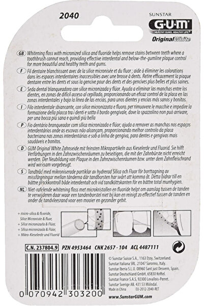 GUM Original White Dental Floss - Deep Dental Cleaning - 30M