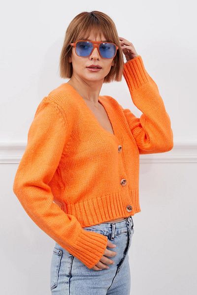 ALPACO Buttoned Knitwear Cardigan