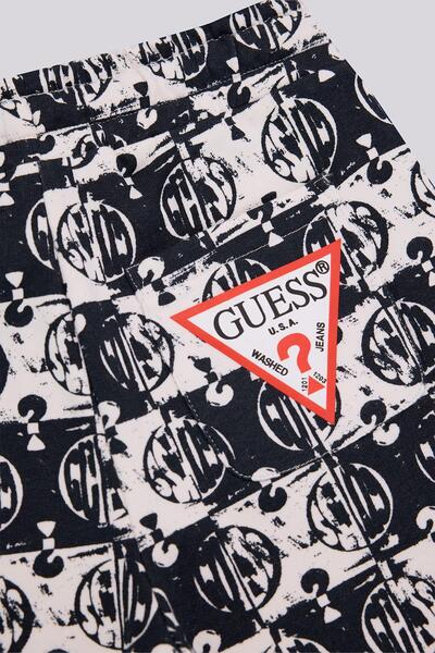 Guess BG Store Erkek Çocuk Mavi Şort