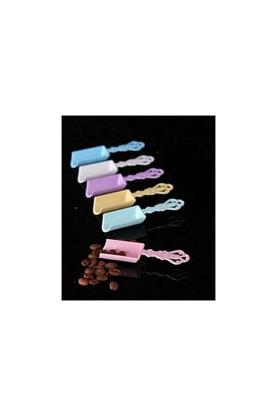 MBB ETİCARET Multicolored 6-Piece Spice Shovel