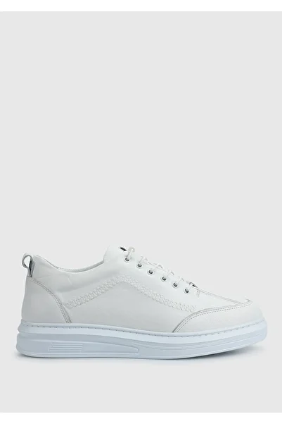 Provoq White Leather Men's Shoes