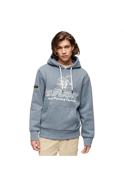 SUPERDRY Wrong picture Superdry TRAVEL POSTCARD GRAPHIC HOODIE
