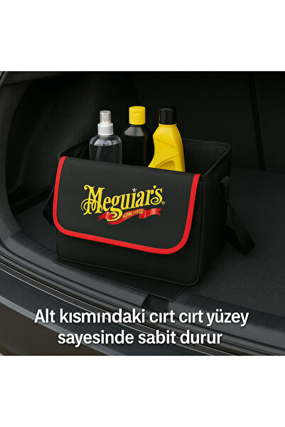 northern fashion Meguiars Fermuarlı Organizer Araç Bagaj Çantası