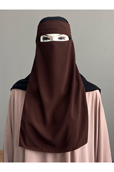 bassell Medine İpeği Şeritli/Bantlı Peçe