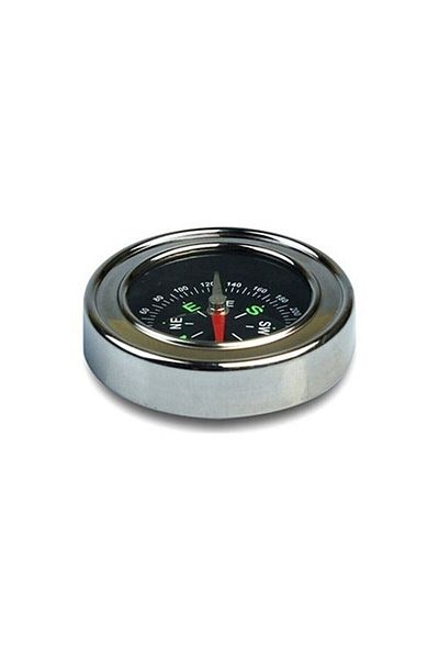 gaman Steel Case Stainless Mini Compass 7cm Diameter