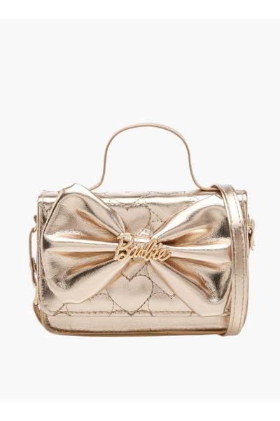 Barbie Bow Accent Crossbody Bag with Adjustable Strap and Flap Closure - W 3 ...