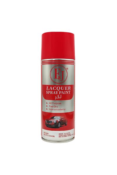 FAJ Lacquer Spray Paint 450ML High Gloss Fast Dry Multi Surface Corrosion Resistant UV Protection fo