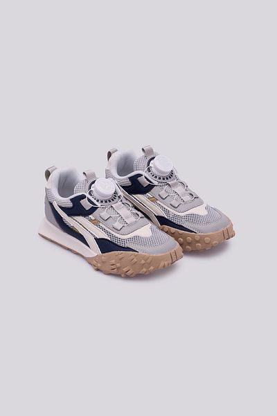 Nebbati Bg Store Boy's Gray Melange Shoes
