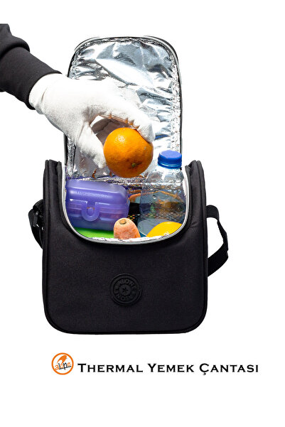 Alone Termal Öğle Yemeği Çantası Siyah 9312 Biberon Çantası