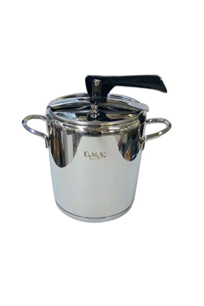 OMS 5110 Silver Silindir Klasik Düdüklü Tencere 9 Litre