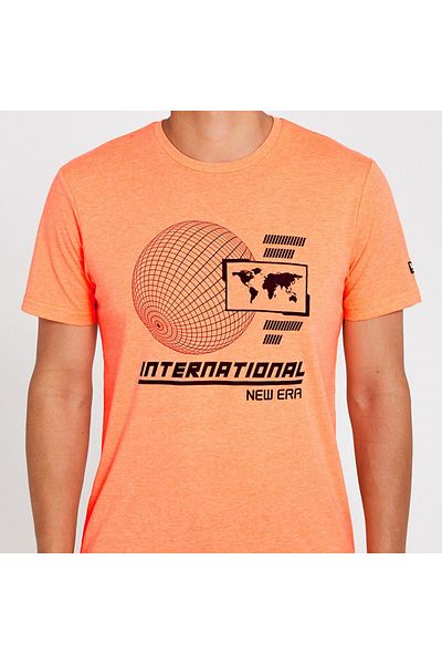 NEW ERA Tricou portocaliu Graphic Neon New Era