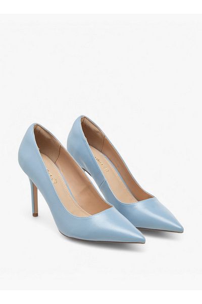 Paprika Solid Slip-On Pumps with Stiletto Heels