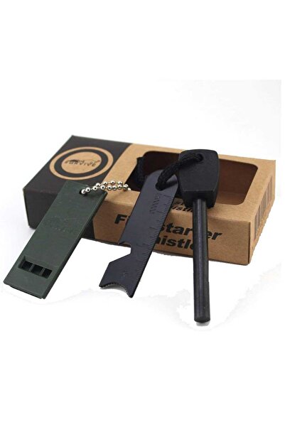 Skygo Survive Magnezyum Çubuğu Ateş Başlatıcı Çakmak Taşı pop