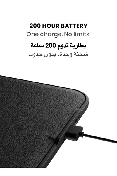 Tinymoose لوحة مفاتيح SpacePad iPad مع لوحة لمس ثلاثية الاتجاهات، قابلة للفصل، EN/AR Air 4/5، Pro 11 2018 2022، Air 11 2024