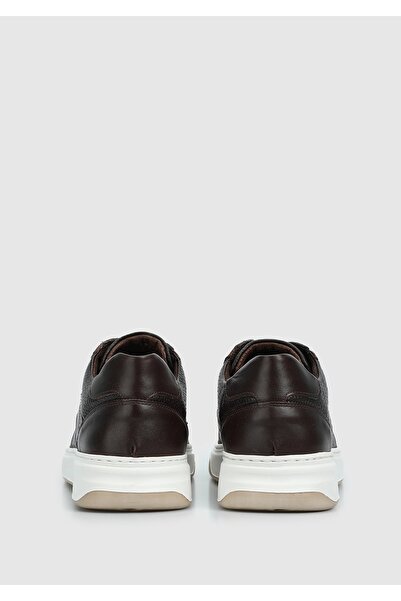 Provoq Καφέ Δερμάτινο Ανδρικό Sneaker