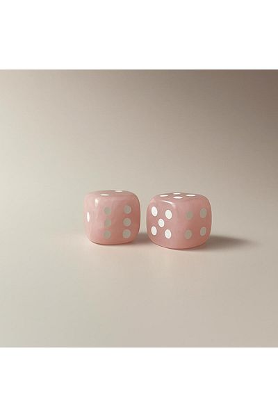 DURAN TAKI TASARIM Quartz Pink Dice