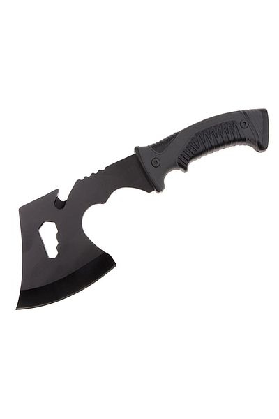 Depox Ideallstore® axe, Irish Wrath, stainless steel, black, 28 cm, sheath included