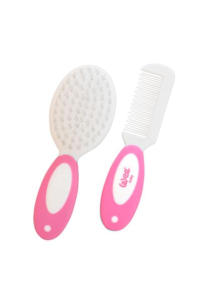 Wee Baby Pink Brush and Comb Set