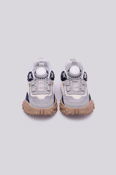 Nebbati Bg Store Boy's Gray Melange Shoes
