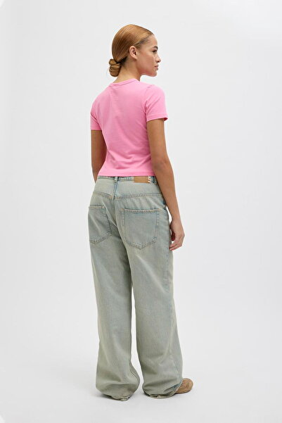 Jack & Jones Γυναικείο μπλουζάκι με στάμπα με λαιμόκοψη - Gigi