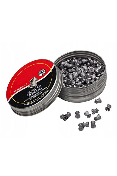 Depox Sada 200 olověných diabolek IdeallStore, Straight Shot, ostré, ráže 5,5 mm, stříbrné