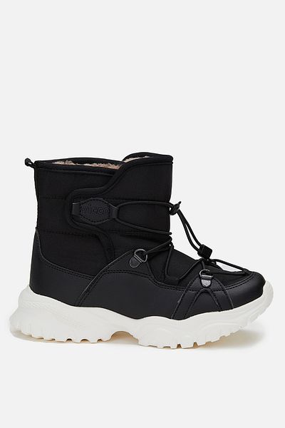 Vicco Ασημί ελαφριές Unisex Μαύρες Μπότες Προσχολικής ηλικίας