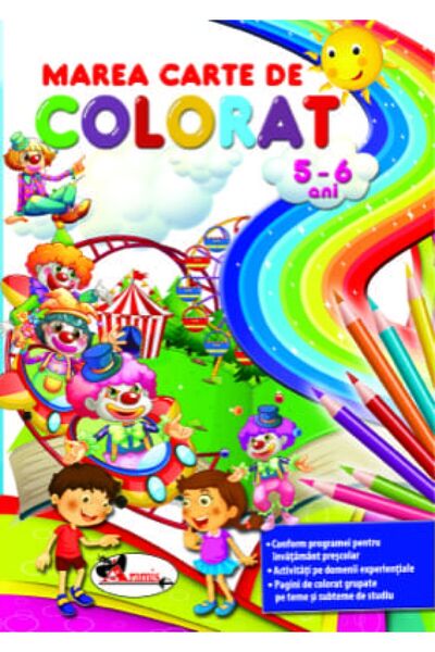 Aramis Cartea Mare de Colorat, 5-6 ani, ediția a III-a