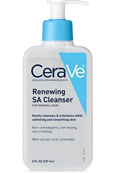 CeraVe SA Cleanser | Salicylic Acid Cleanser with Hyaluronic Acid, Niacinamide & Ceramides | 8 Ounce