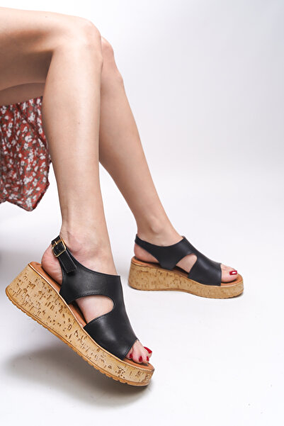 Riccon Glorcerys Women's Black Sandals 0012250