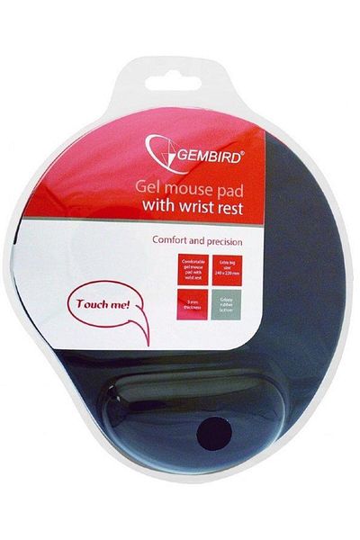 Gembird Mouse Pad Gembird MP-GEL-B, Gel, ergonomic (Albastru)